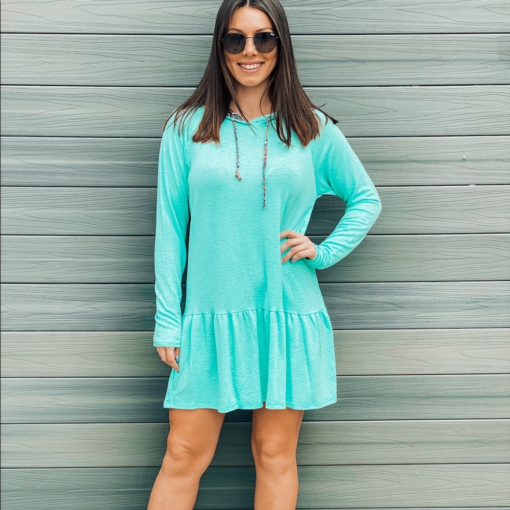 Collective Rack Hooded Tunic Dress, Various Sizes